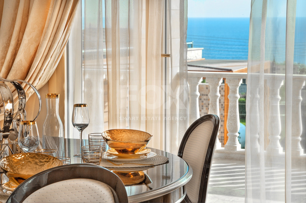 Exclusive Ready-to-Move-In Neoclassical Villa with Panoramic Sea Views in Agios Tychonas, Limassol