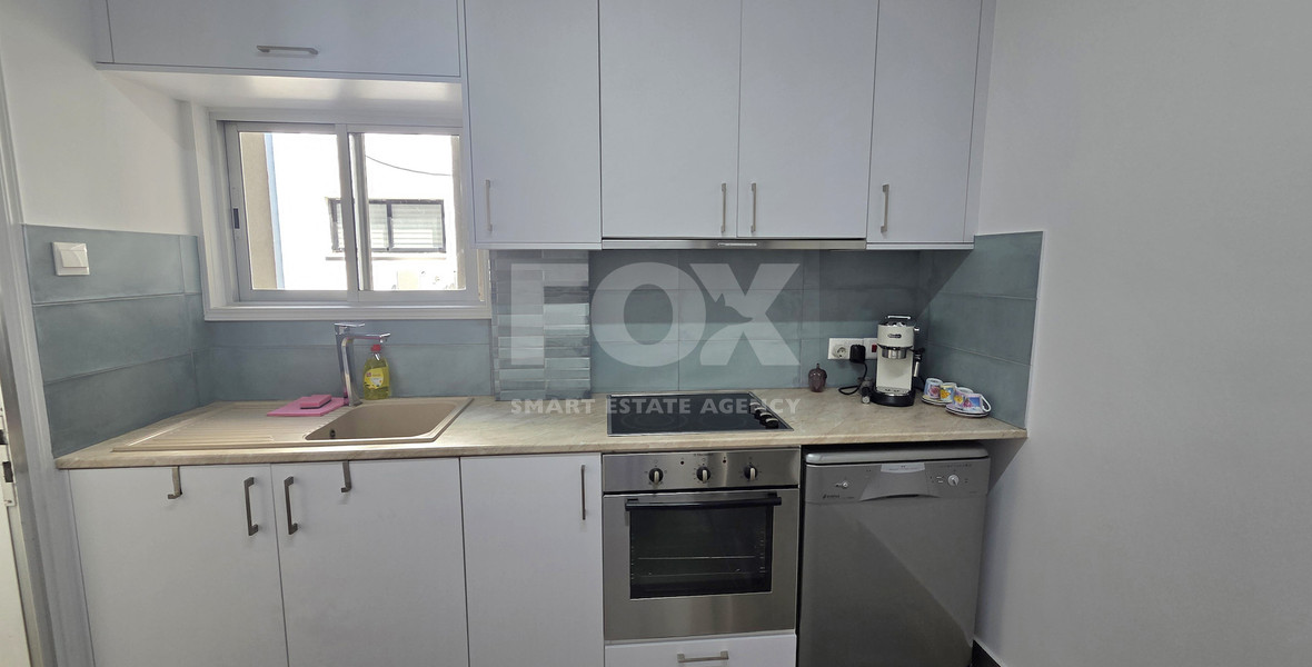 Just 100m from the Beach, Luxury Two-Bedroom Sea View Apartment for Rent, Neapoli, Limassol