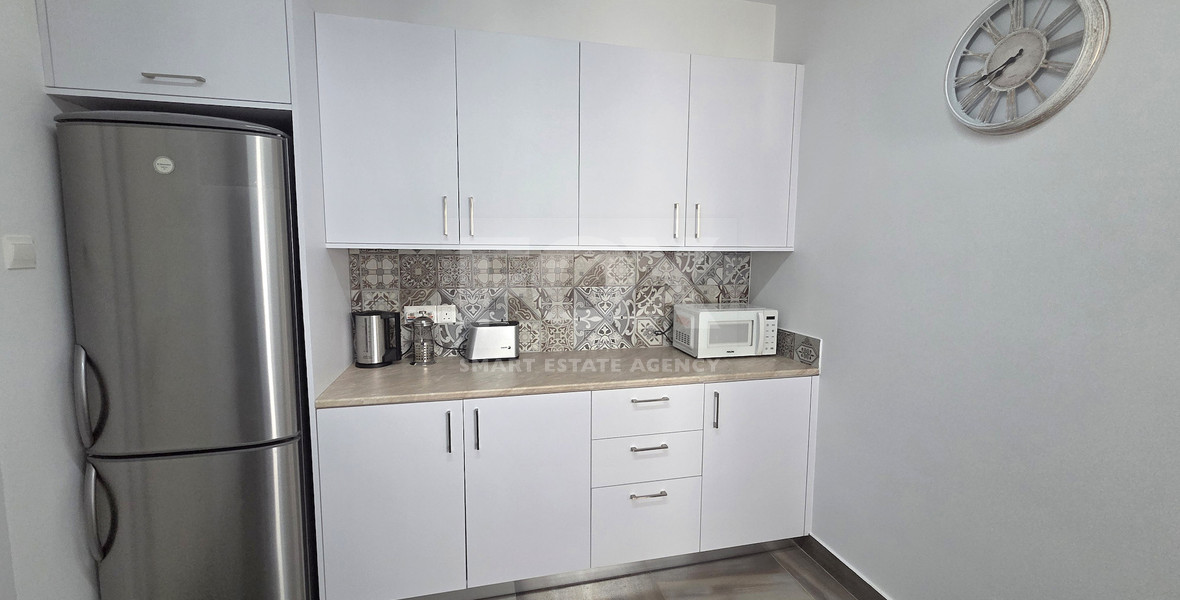Just 100m from the Beach, Luxury Two-Bedroom Sea View Apartment for Rent, Neapoli, Limassol