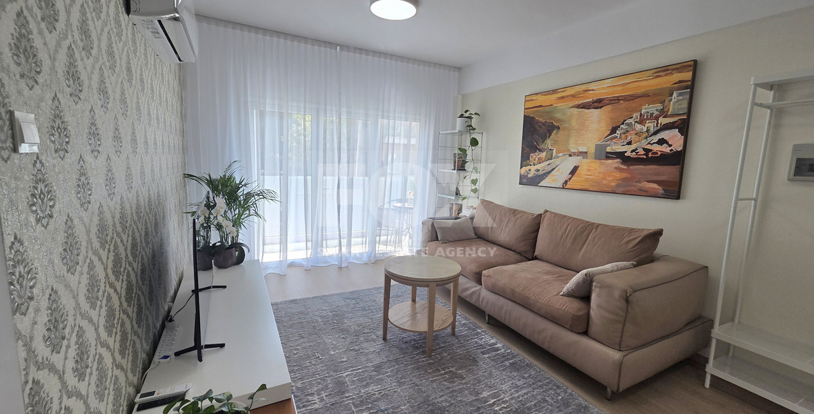 Just 100m from the Beach, Luxury Two-Bedroom Sea View Apartment for Rent, Neapoli, Limassol