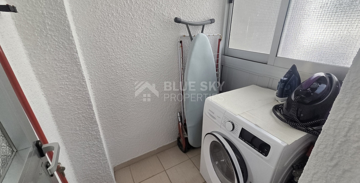 Just 100m from the Beach, Luxury Two-Bedroom Sea View Apartment for Rent, Neapoli, Limassol
