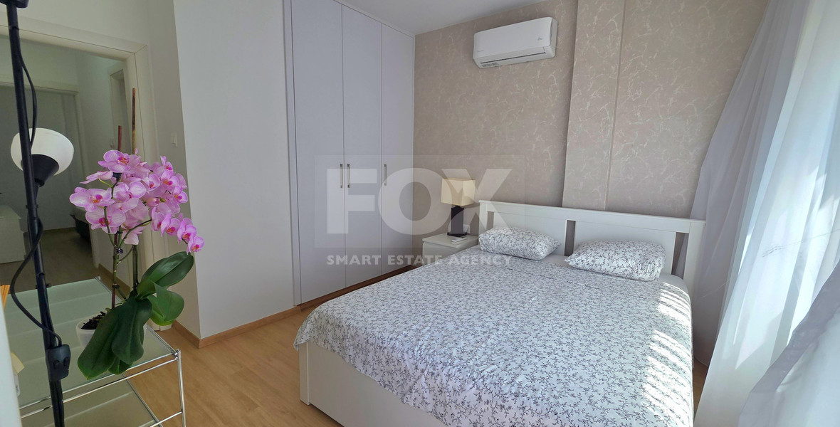 Just 100m from the Beach, Luxury Two-Bedroom Sea View Apartment for Rent, Neapoli, Limassol