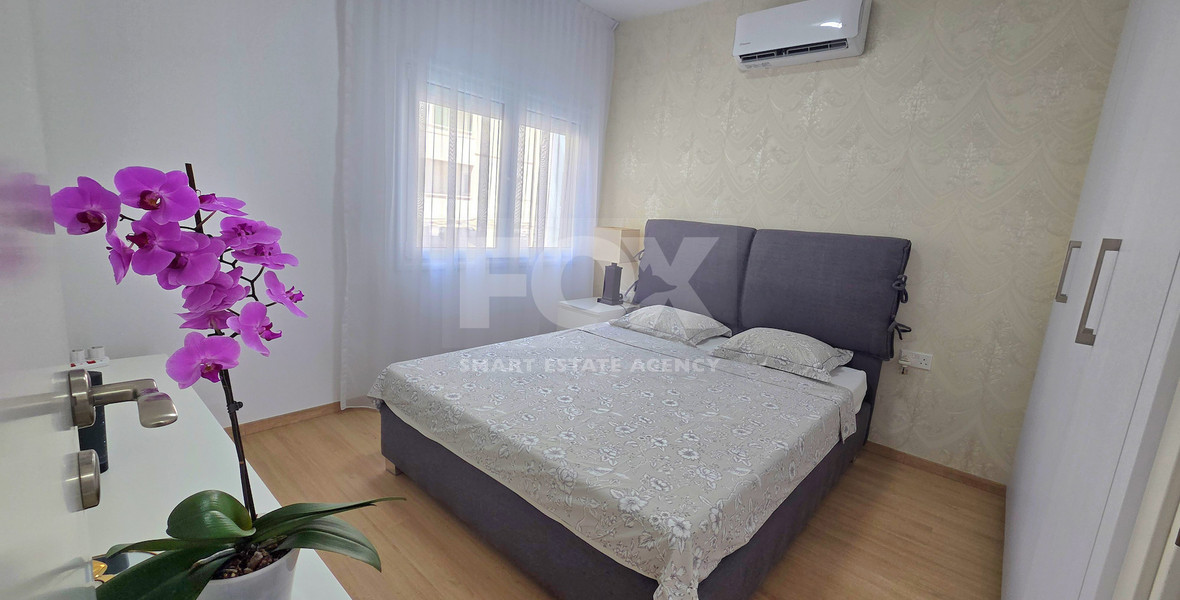 Just 100m from the Beach, Luxury Two-Bedroom Sea View Apartment for Rent, Neapoli, Limassol