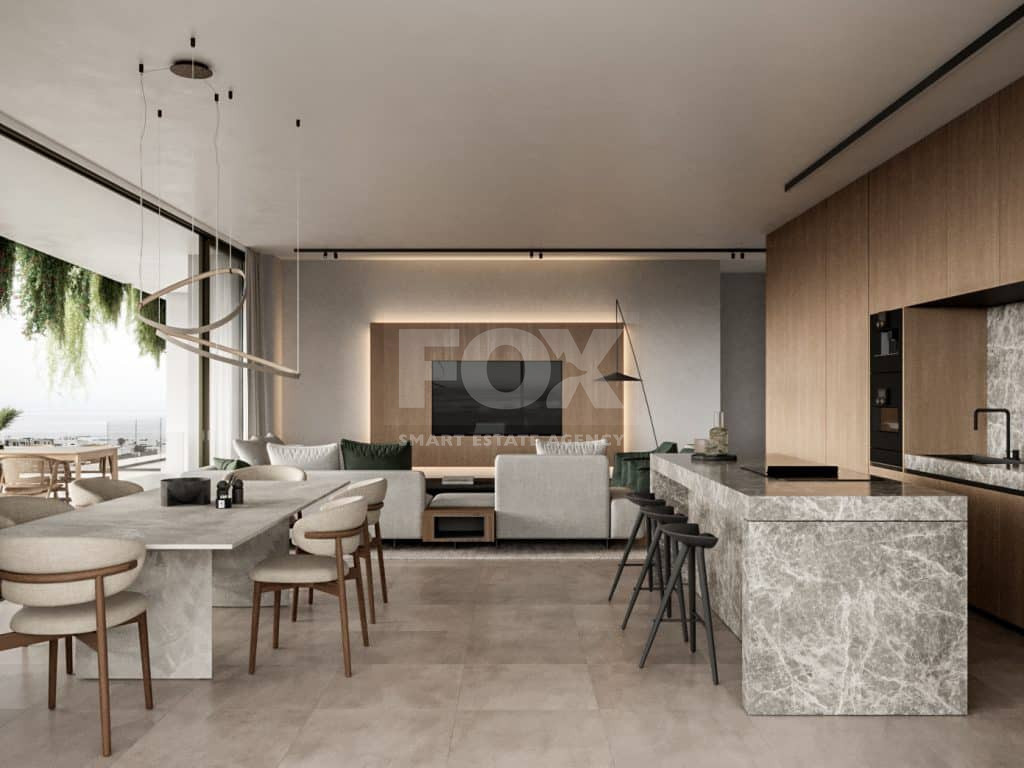 Luxury three Bedroom Apartment for Sale in Kato Paphos with Sea Views & Permanent Residency Eligible