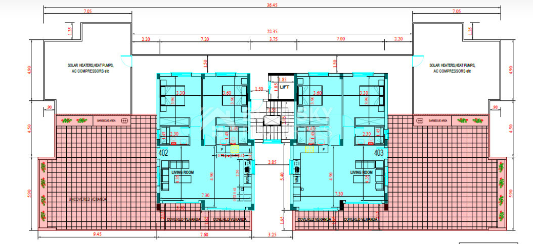 Luxury two bedroom Apartment for Sale in Kato Paphos Downtown | Walk to Beach, Mall & Restaurants | High-End Amenities
