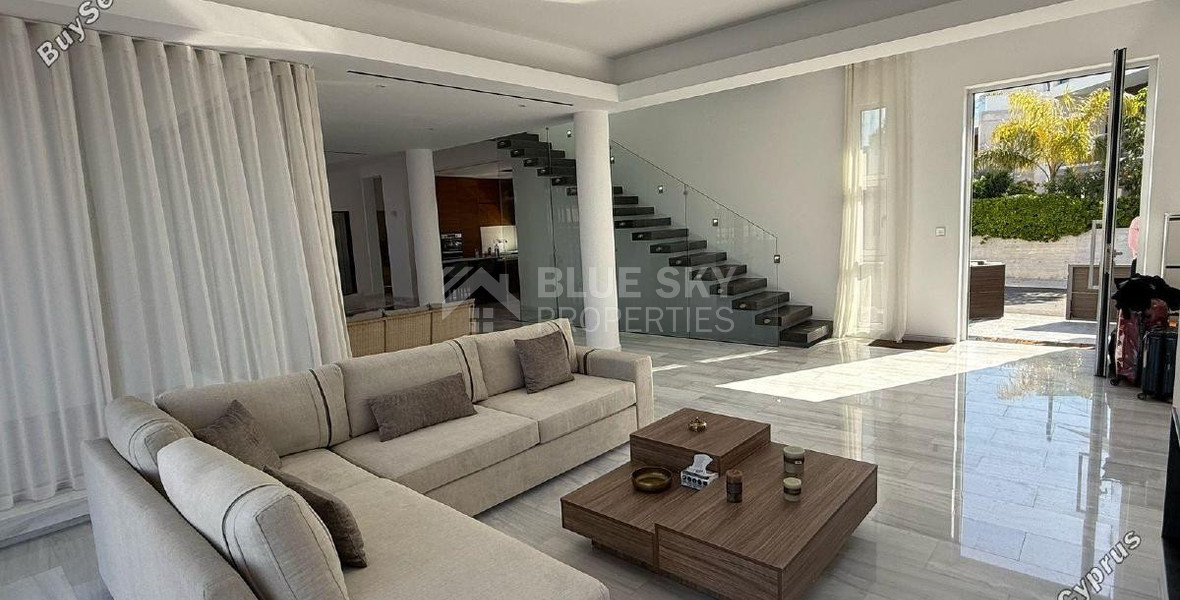 For sale Luxury 5-Bedroom Contemporary Villa with Panoramic Sea Views Yeroskipou, Paphos