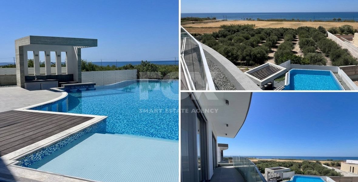 For sale Luxury 5-Bedroom Contemporary Villa with Panoramic Sea Views Yeroskipou, Paphos