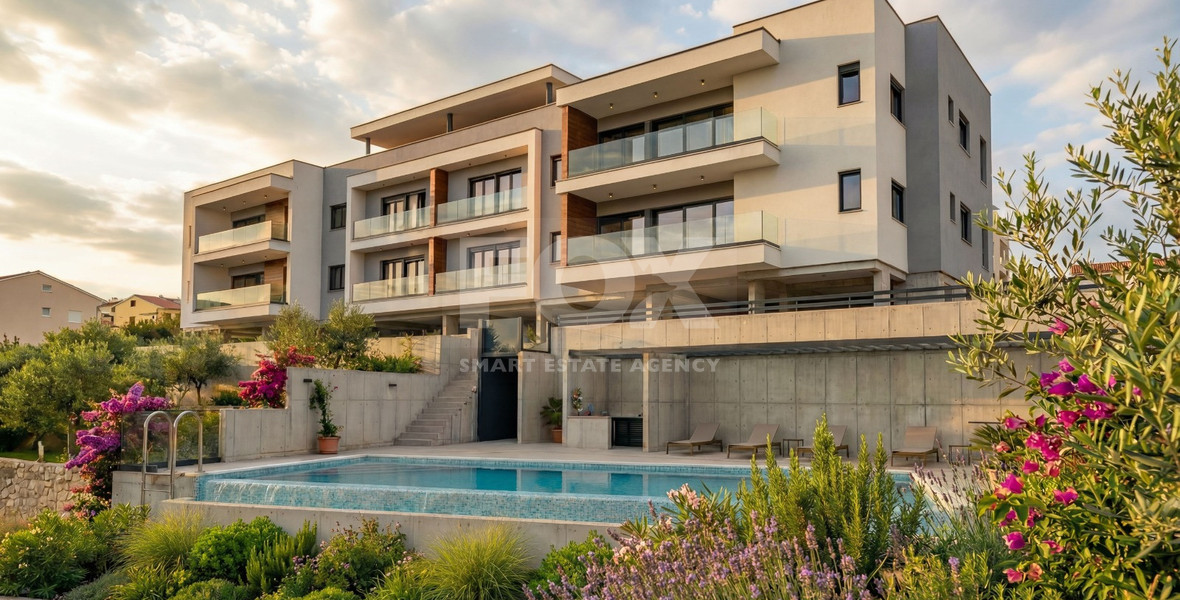 Modern two Bedroom Apartment in Universal area of Paphos  with Pool for sale