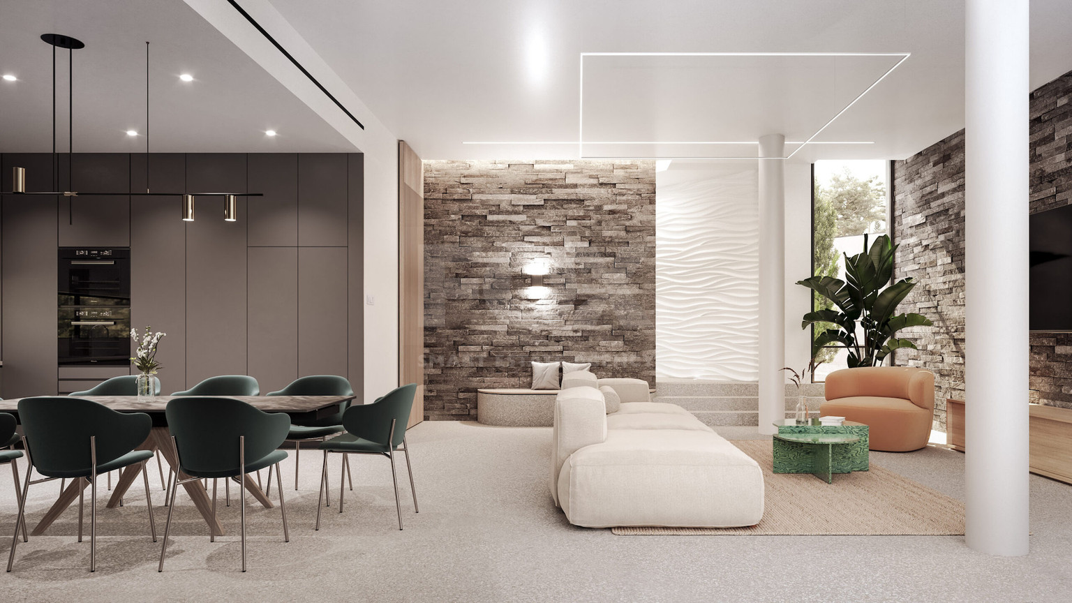 Luxury Four-Bedroom Architectural Masterpiece in Sea Caves, Paphos