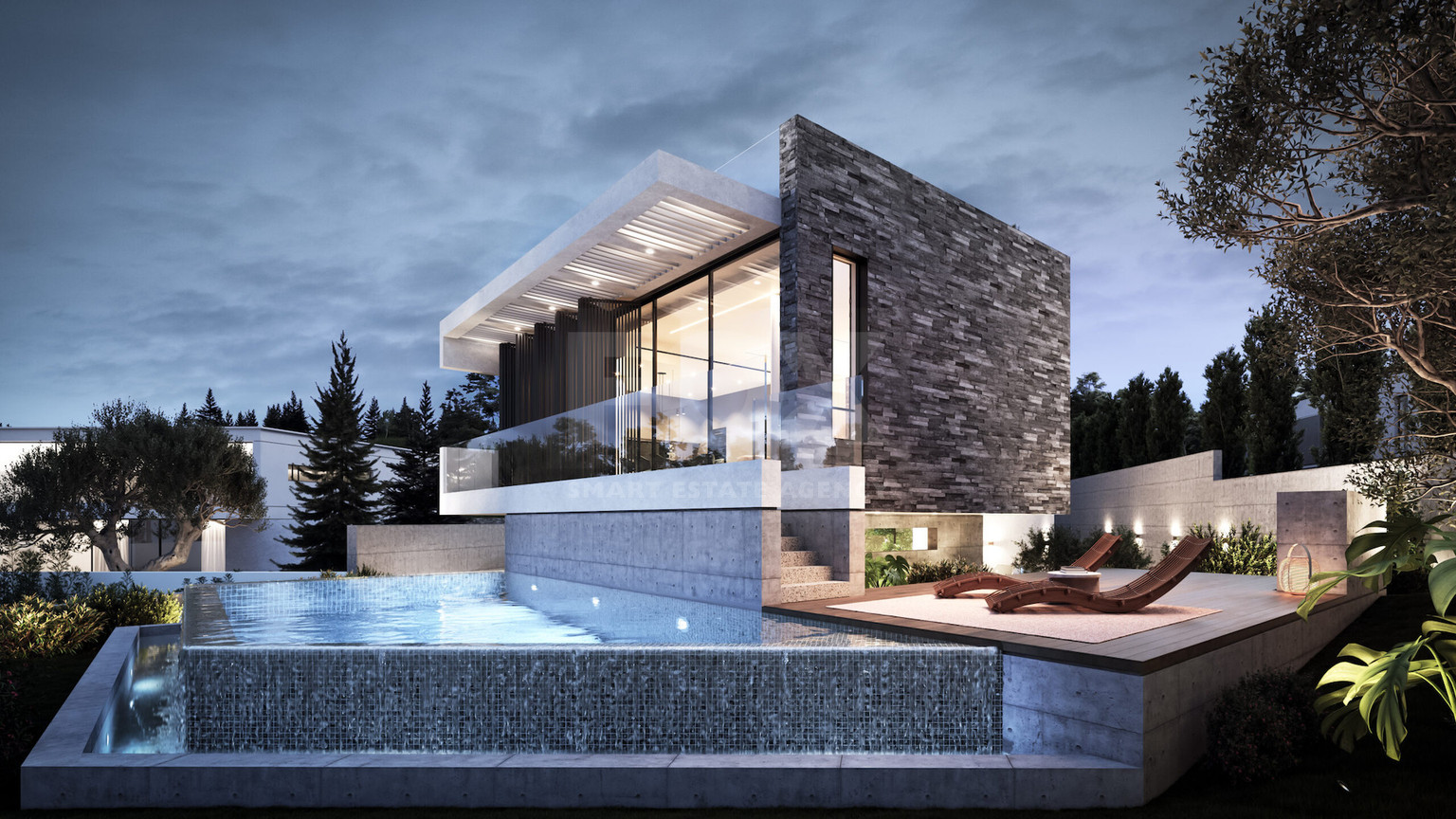 Luxury Four-Bedroom Architectural Masterpiece in Sea Caves, Paphos
