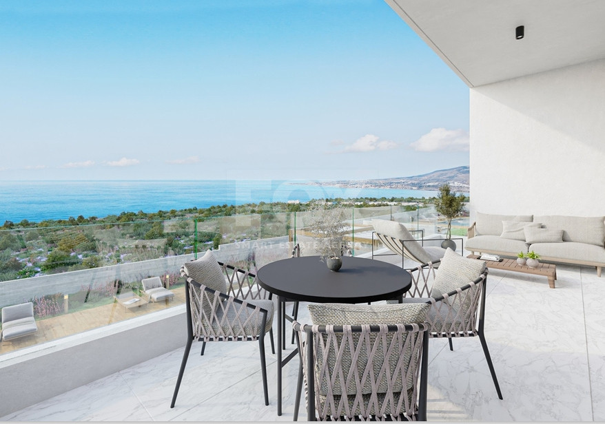 Luxury Apartment one bedroom  for Sale in Kissonerga, Paphos | Sea View Gated Community Near the Beach