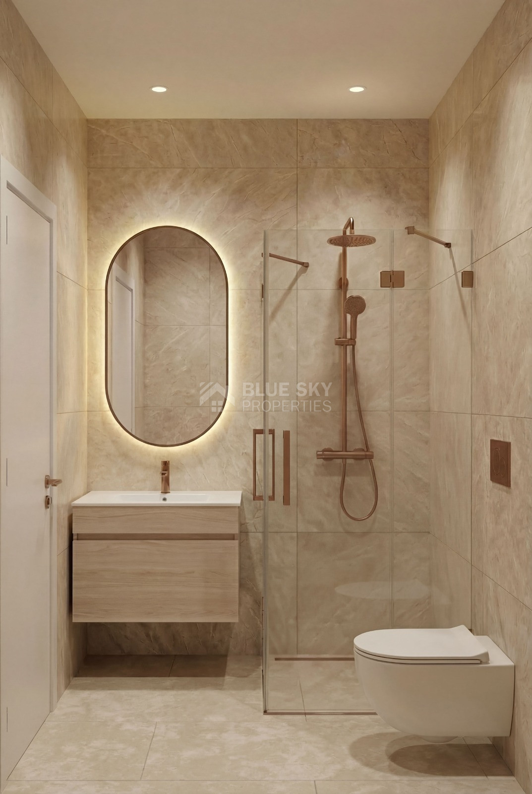 Luxury Two Bedroom Apartment for Sale with Communal Swimming Pool in Universal, Paphos
