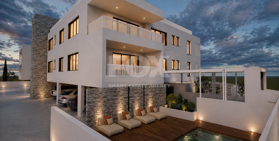 For Sale an Exceptional Two Bedroom Apartment with Premium Finishes in Kissonerga
