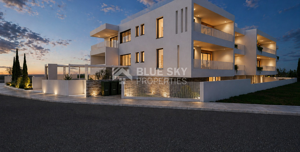 For Sale, Modern Two Bedroom Apartment in Relaxed Kissonerga Area