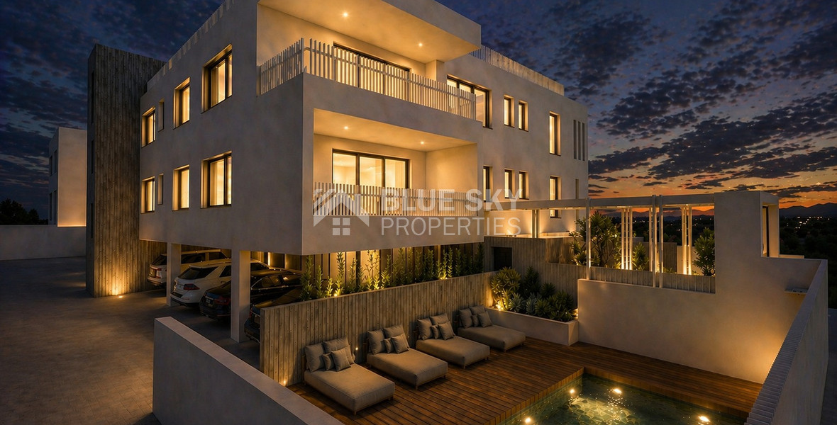 For Sale, Modern Two Bedroom Apartment in Relaxed Kissonerga Area