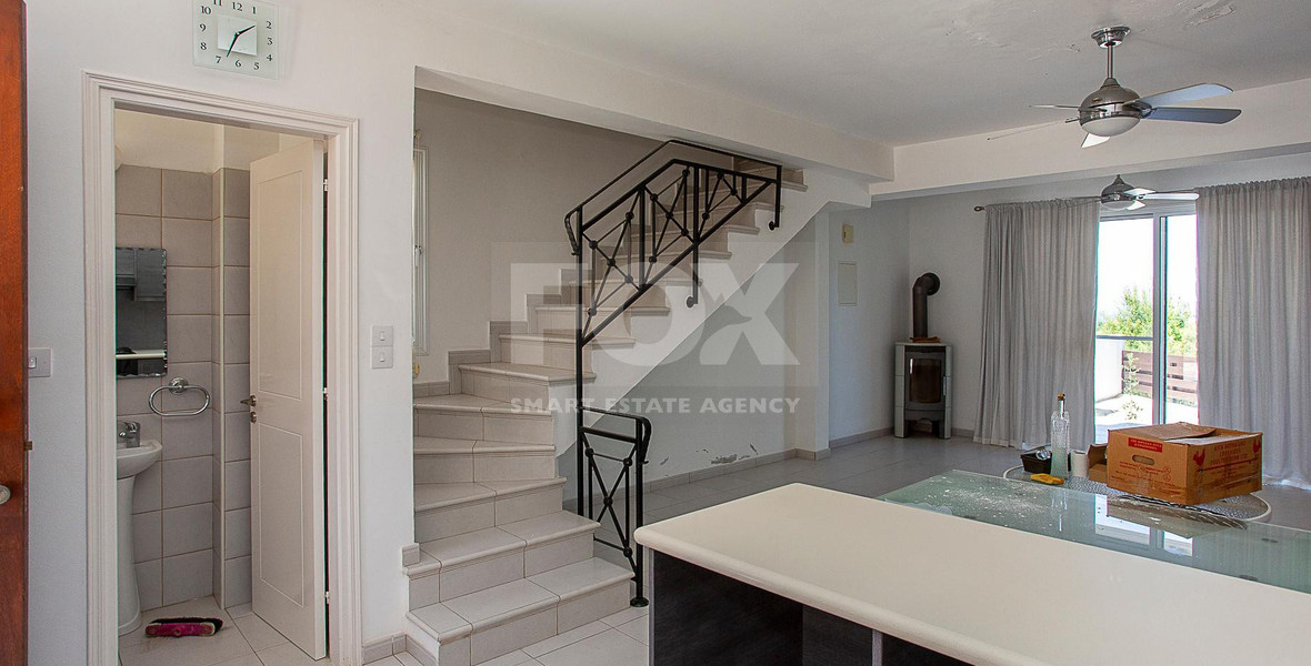 Two-Bedroom  two storey semi detached House  in Akamas – Argaka Area, Paphos, for sale with separate title deed available.