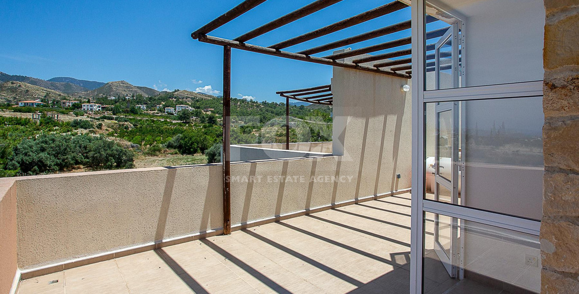 Two-Bedroom  two storey semi detached House  in Akamas – Argaka Area, Paphos, for sale with separate title deed available.