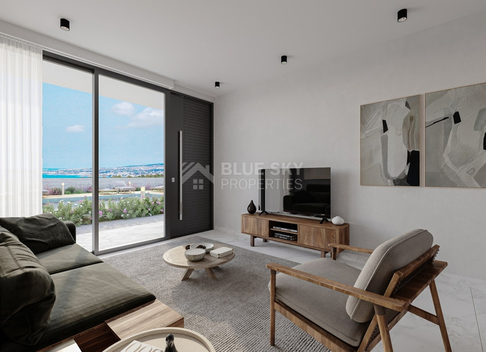 Luxury Apartment one bedroom  for Sale in Kissonerga, Paphos | Sea View Gated Community Near the Beach