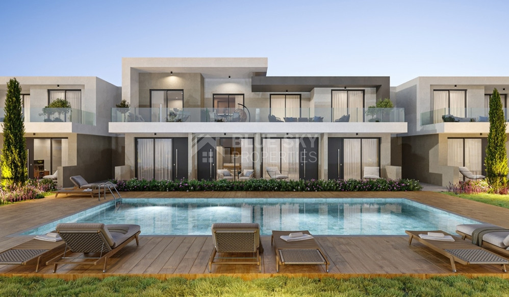 Luxury Apartment one bedroom  for Sale in Kissonerga, Paphos | Sea View Gated Community Near the Beach