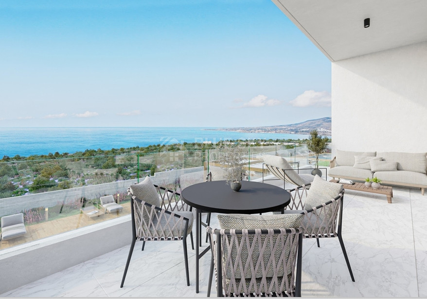 Luxury Apartment two bedroom  for Sale in Kissonerga, Paphos | Sea View Gated Community Near the Beach