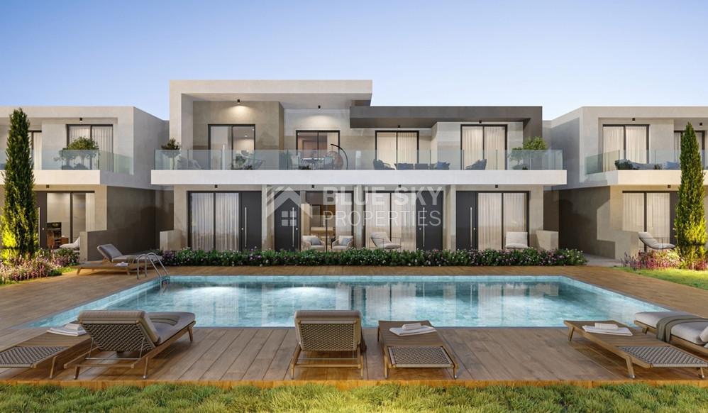 For sale New Sea View two bedroom Apartment in Kissonerga, Paphos | Gated Community