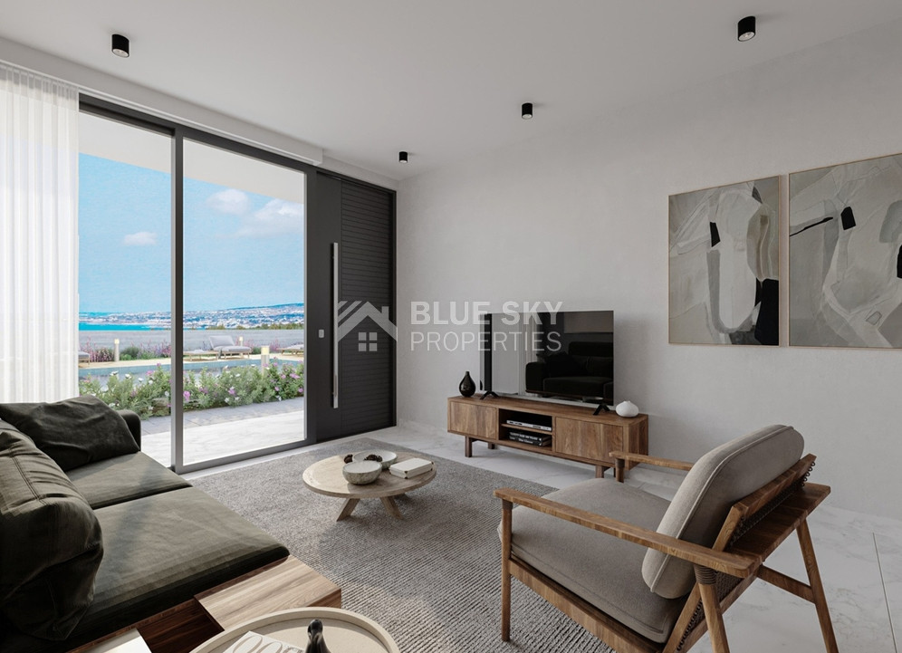 For sale New Sea View two bedroom Apartment in Kissonerga, Paphos | Gated Community