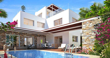 Luxury four Bedroom Seaside Villa for Sale in Paphos, Private Pool & Roof Garden