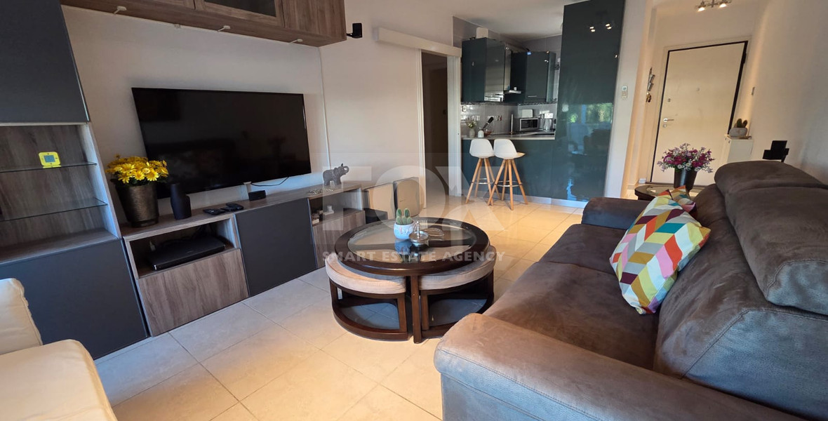 Two Bedroom Fully Furnished Apartment for Rent in Potamos Germasogeia, Moutagiaka, Limassol with pool