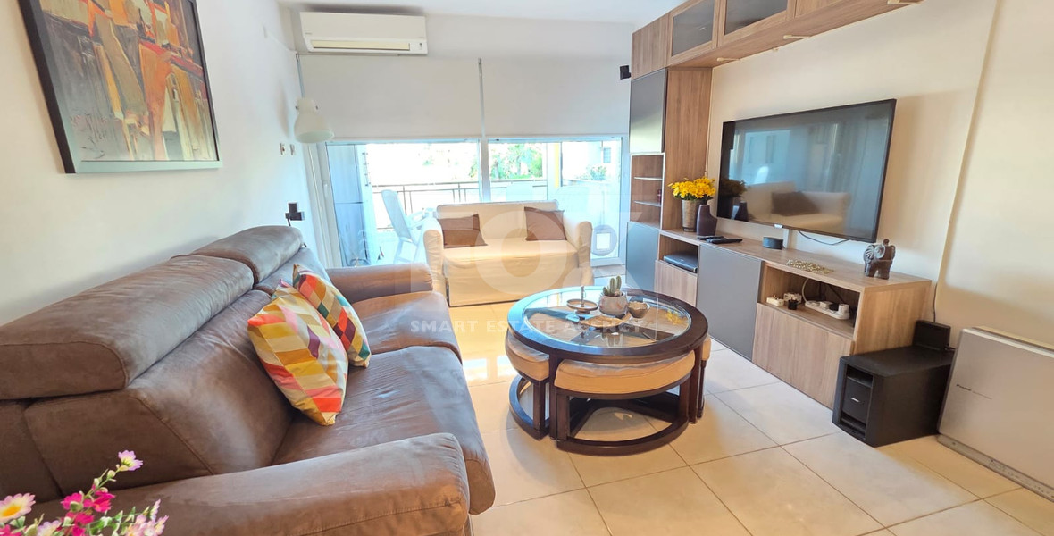 Two Bedroom Fully Furnished Apartment for Rent in Potamos Germasogeia, Moutagiaka, Limassol with pool