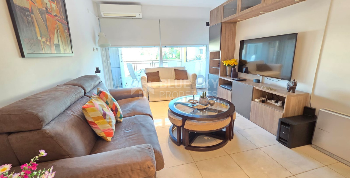 Two Bedroom Fully Furnished Apartment for Rent in Potamos Germasogeia, Moutagiaka, Limassol with pool