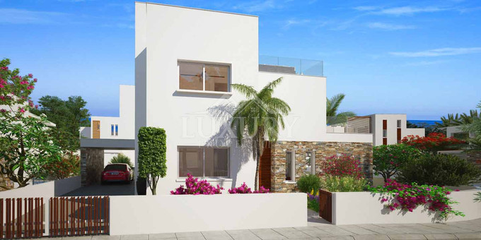 Luxury four Bedroom Seaside Villa for Sale in Geroskipou , in  Paphos with Private Pool