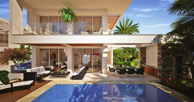 Modern Four Bedroom Seaside Villa for Sale in Paphos with Roof Garden & Pool
