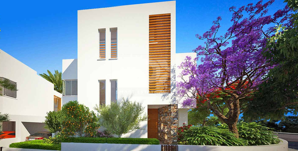 Modern four Bedroom Seaside Villa for Sale in Paphos with Pool & Large Roof Garden