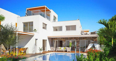 Exclusive four Bedroom Beachside Villa for Sale in Paphos with Private Pool & Roof Gardens