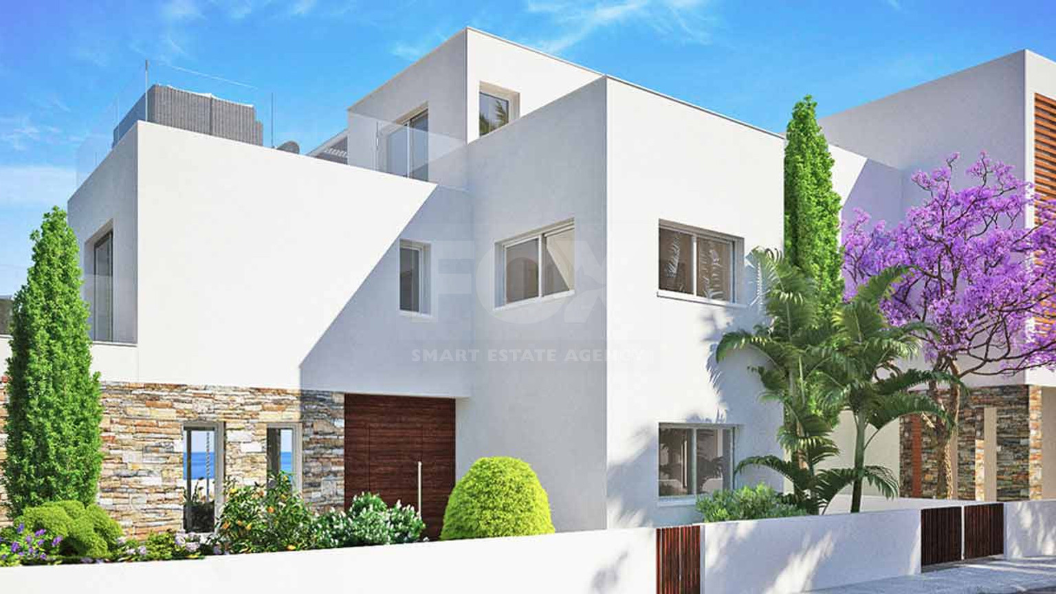 Exclusive four Bedroom Beachside Villa for Sale in Paphos with Private Pool & Roof Gardens