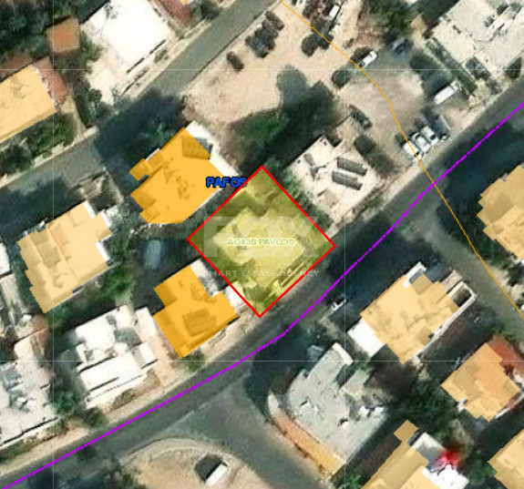 Prime Commercial Plot of 537 m² for Sale in Agios Pavlos, central Pafos