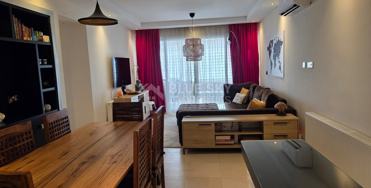 Modern Renovated Two-Bedroom Apartment with Sea Views in the Heart of Mesa Geitonia