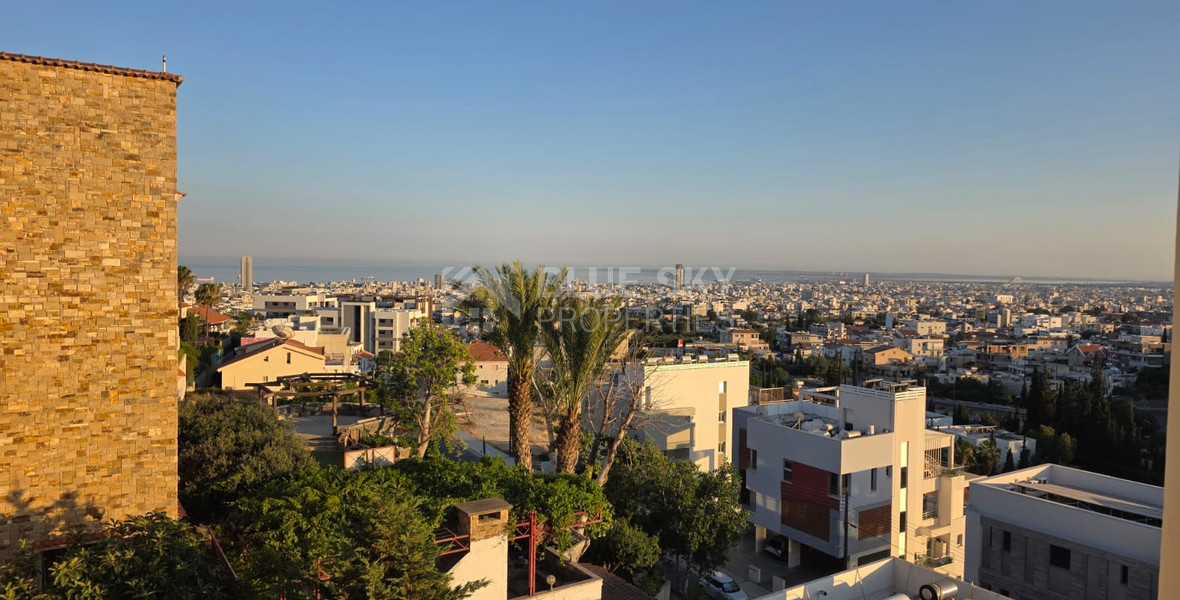 Modern Renovated Two-Bedroom Apartment with Sea Views in the Heart of Mesa Geitonia