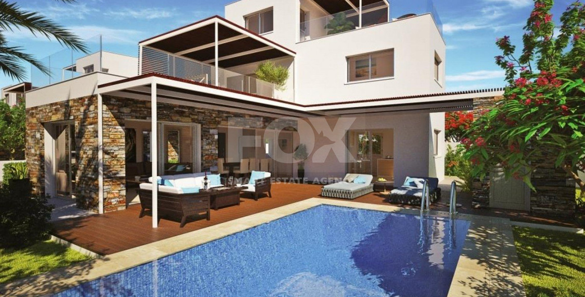 Four bedroom modern detached house with Private Swimming Pool for Sale in Geroskipou