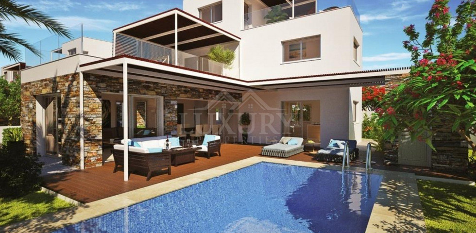 Four bedroom modern detached house with Private Swimming Pool for Sale in Geroskipou