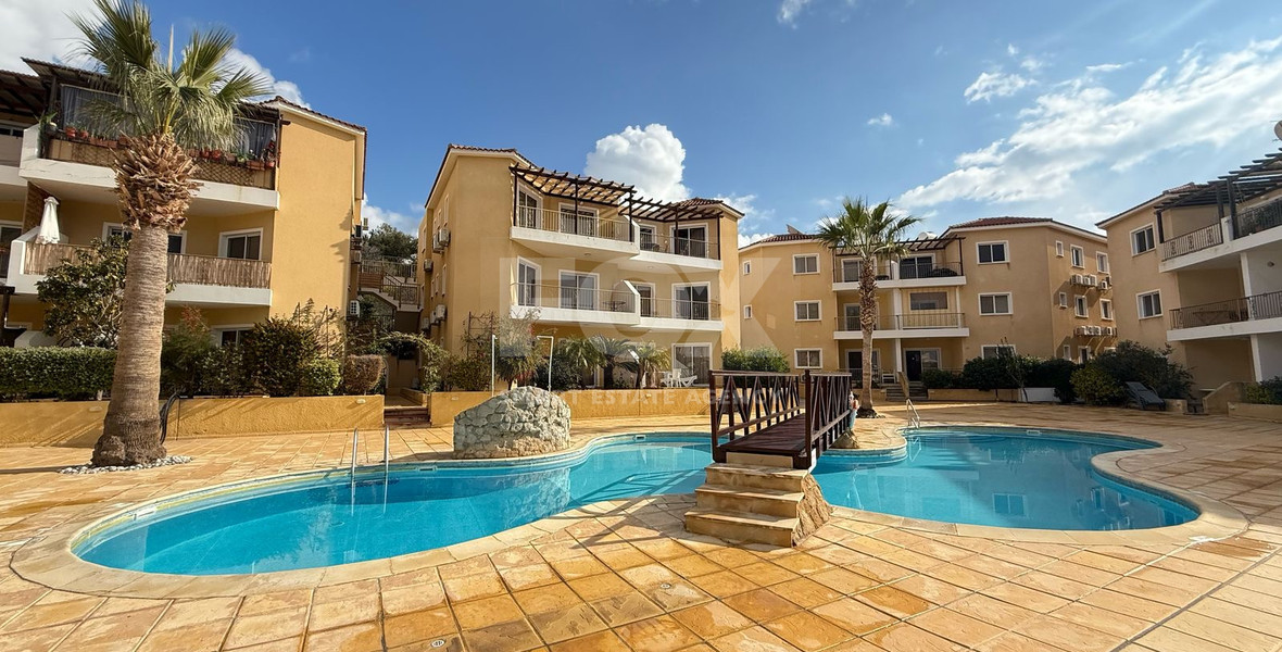 Bright Two Bedroom Apartment for Sale in Universal, Paphos