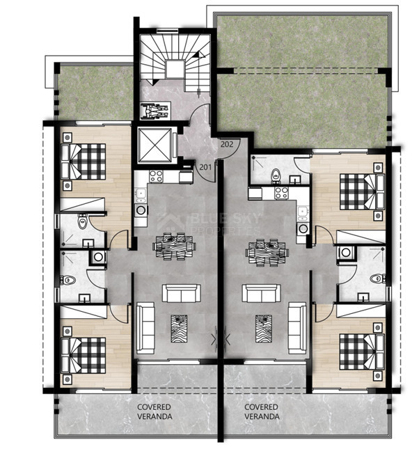 Modern 2-Bedroom Apartment with Spacious Veranda in  Agios Spyridonas, Limassol