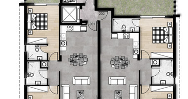 Modern 2-Bedroom Apartment with Spacious Veranda in  Agios Spyridonas, Limassol
