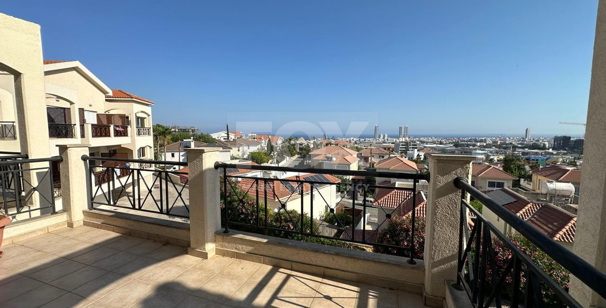 For Rent Spacious Unfurnished three-Bedroom Maisonette with Sea Views in Agios Athanasios
