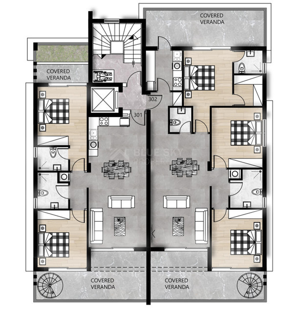 Amazing 3-Bedroom Penthouse with Private Roof Garden  & Swimming Pool| Agios Spyridonas, Limassol