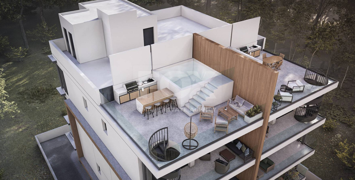 Amazing 3-Bedroom Penthouse with Private Roof Garden  & Swimming Pool| Agios Spyridonas, Limassol