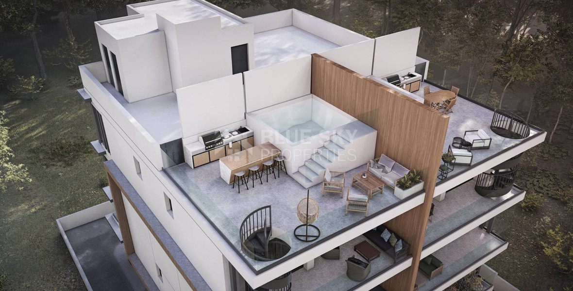 Amazing 3-Bedroom Penthouse with Private Roof Garden  & Swimming Pool| Agios Spyridonas, Limassol