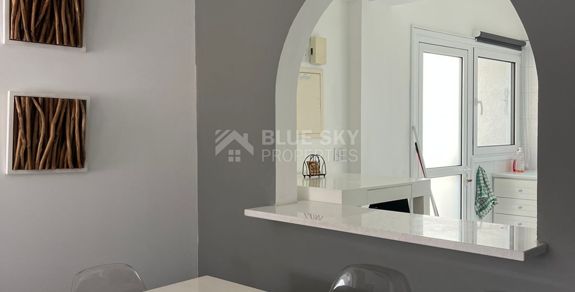 Fully Furnished 2-Bedroom Apartment | 50m from the Beach | Germasogeia, Limassol