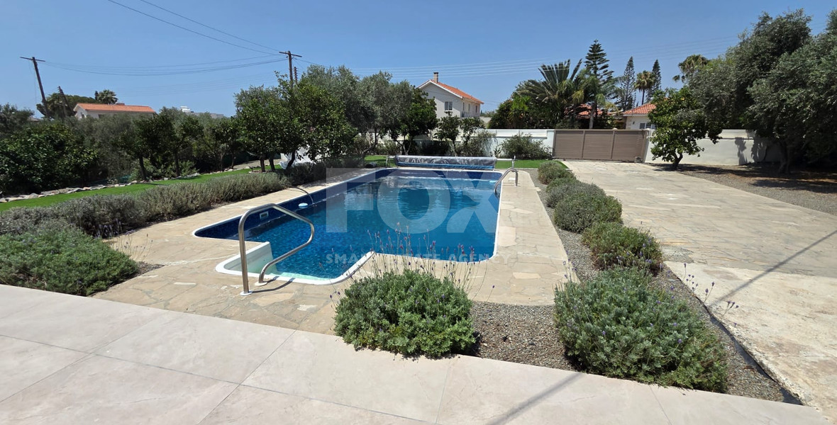 Four-Bedroom House for Rent in Moni, Limassol with Private Pool and Large Garden