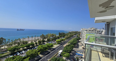 Three-Bedroom Seafront Apartment for Rent | Prime Limassol Coastal Road